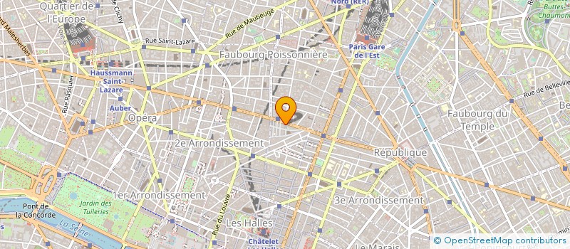 localisation de l'entreprise MEGADIS à PARIS