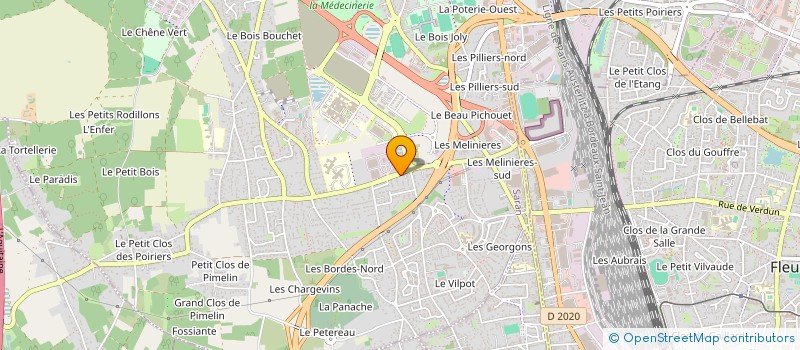 localisation de l'entreprise MEGADRIVE RESTAURATION à SARAN