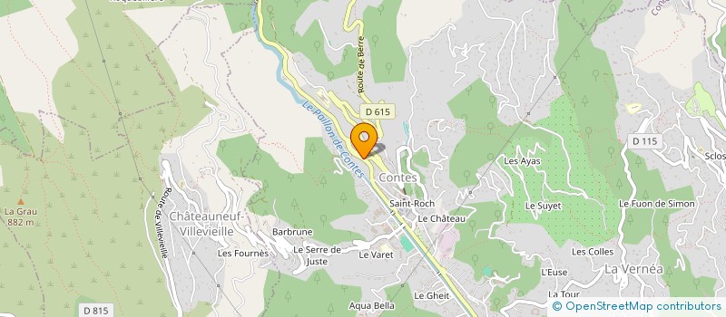 localisation de l'entreprise MEGAFETE à CONTES