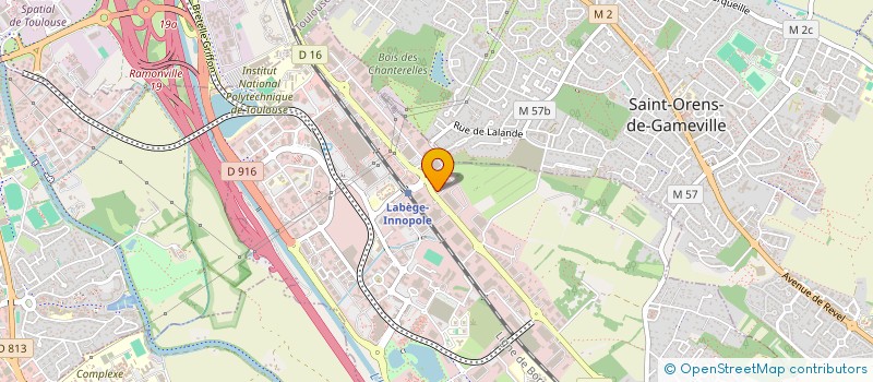 localisation de l'entreprise MEGAFITNESS  LABEGE