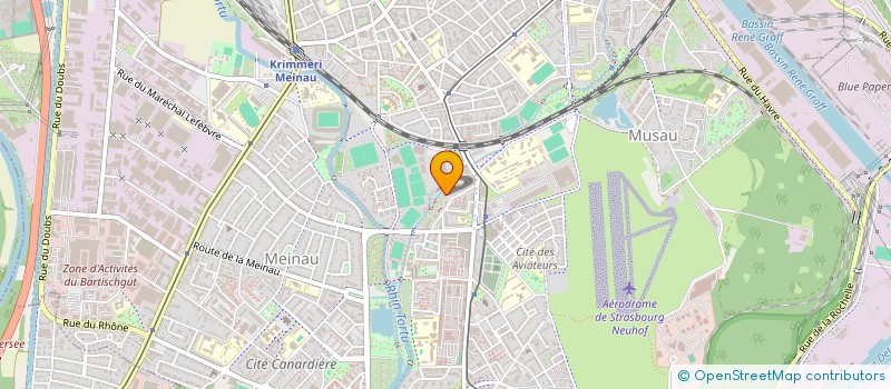 localisation de l'entreprise MEGAFONE à STRASBOURG