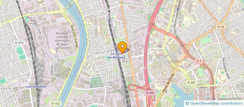 localisation de l'entreprise MEGAFOUL ASSOCIATION  MAISONS-ALFORT