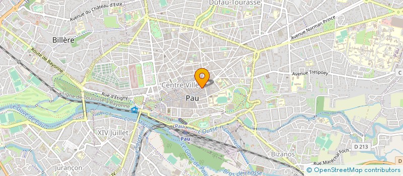 localisation de l'entreprise MEGAFRANCE à PAU