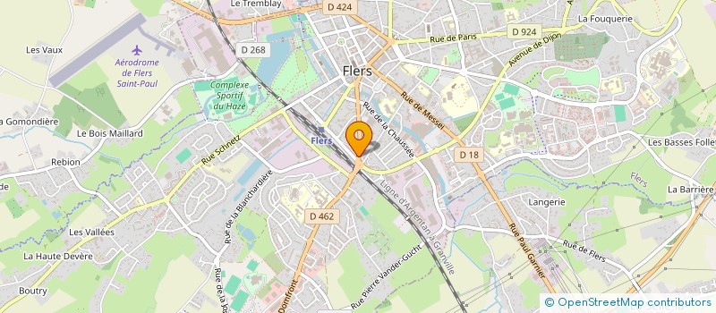 localisation de l'entreprise MEGAFRANCOLEMESS à FLERS