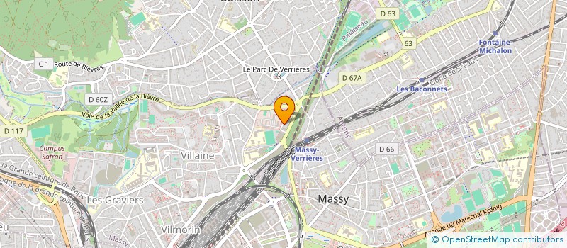 localisation de l'entreprise MEGAHERTZ à MASSY