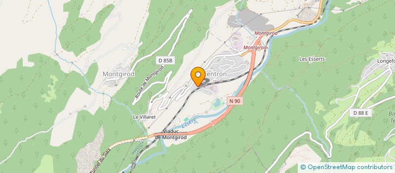 localisation de l'entreprise MEGAHERTZ RADIOCOMMUNICATION  AIME-LA-PLAGNE