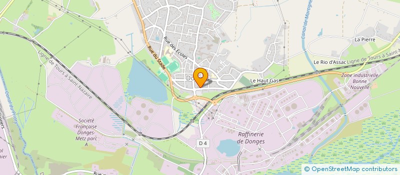 localisation de l'entreprise MEGALIS  DONGES