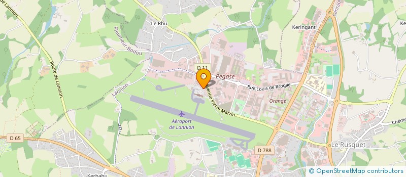 localisation de l'entreprise MEGALITH'IM  LANNION