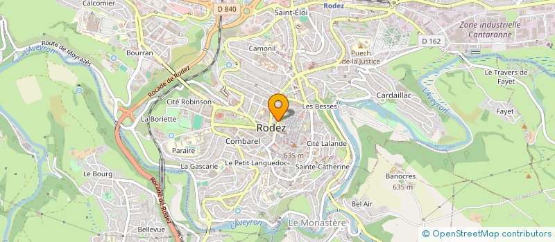 localisation de l'entreprise MEGALODON  RODEZ