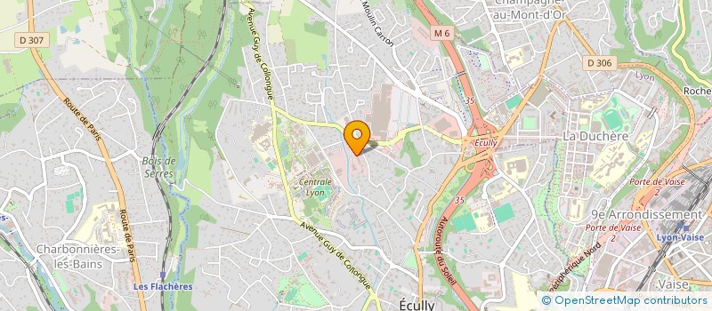 localisation de l'entreprise MEGALOISIRS à ECULLY