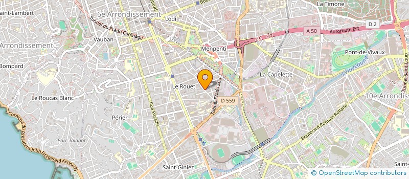 localisation de l'entreprise MEGALOR à MARSEILLE