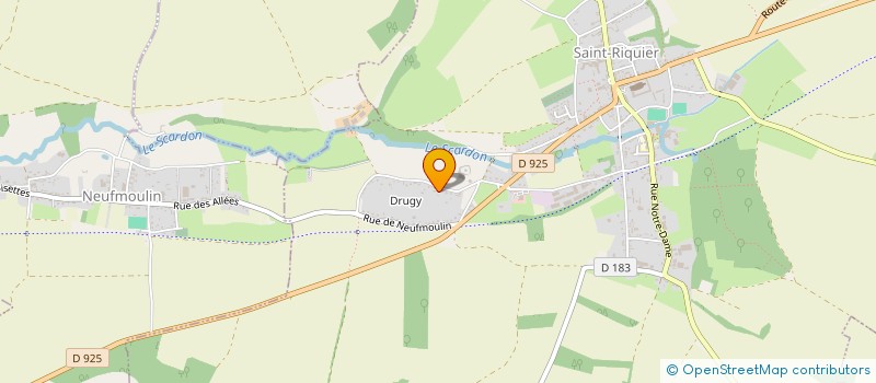 localisation de l'entreprise MEGALUD  SAINT-RIQUIER