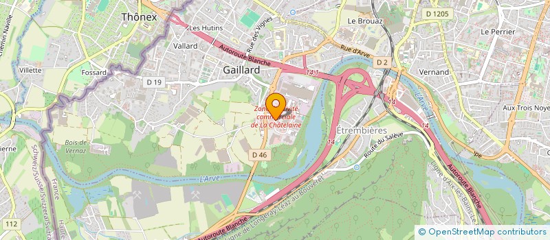 localisation de l'entreprise MEGALYSE à ARCHAMPS