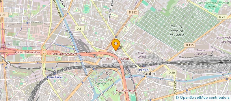 localisation de l'entreprise MEGAN  PANTIN