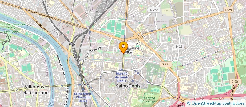 localisation de l'entreprise MEGANES à SAINT-DENIS