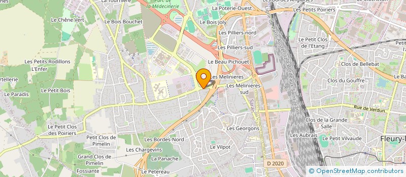 localisation de l'entreprise MEGANORD à SARAN