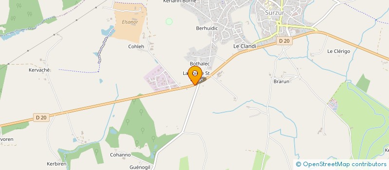 localisation de l'entreprise MEGAP'TERRE  SURZUR