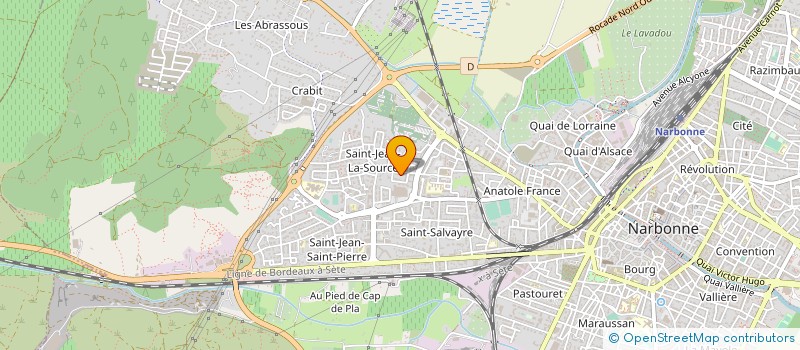 localisation de l'entreprise MEGAPLUS SARL  NARBONNE