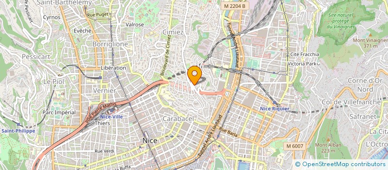 localisation de l'entreprise MEGAPOLIS à NICE