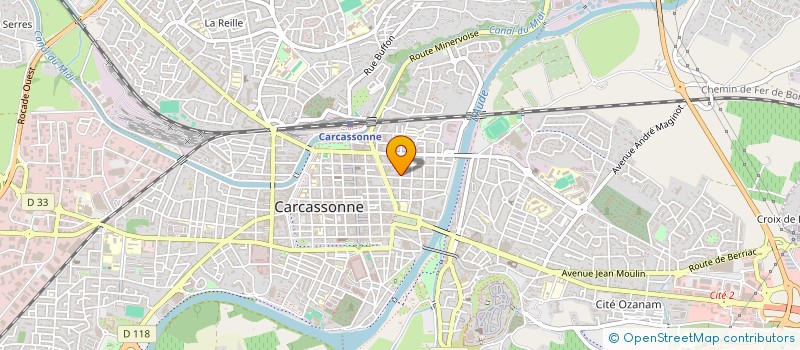 localisation de l'entreprise MEGAPOSE à CARCASSONNE