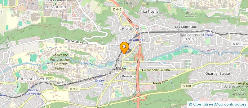 localisation de l'entreprise MEGARBANE INDIVISION  ORSAY