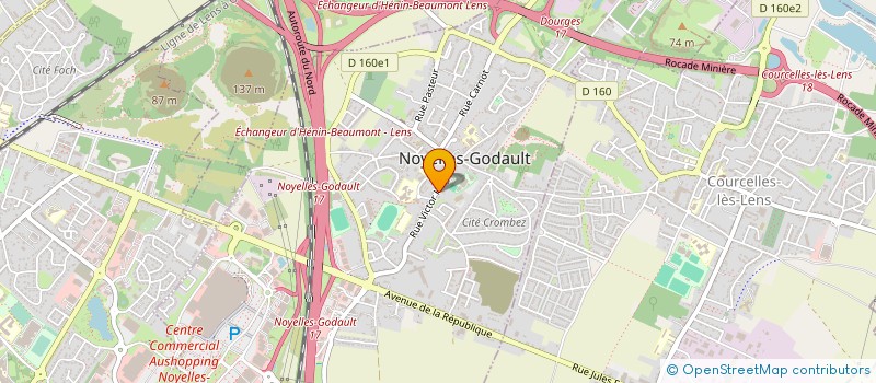 localisation de l'entreprise MEGAROC DIFFUSION à NOYELLES-GODAULT