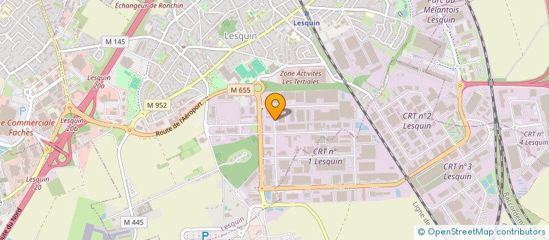 localisation de l'entreprise MEGASERVICE à LESQUIN