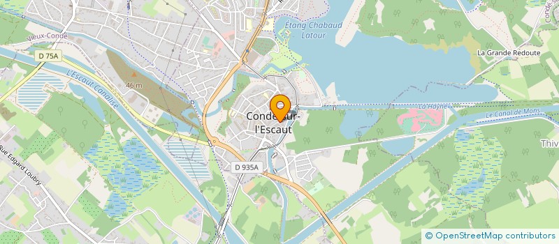 localisation de l'entreprise MEGASPORT  CONDE-SUR-L'ESCAUT