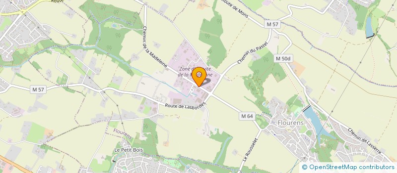 localisation de l'entreprise MEGASUD à FLOURENS