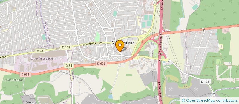 localisation de l'entreprise MEGATEK IDF  VILLEPARISIS