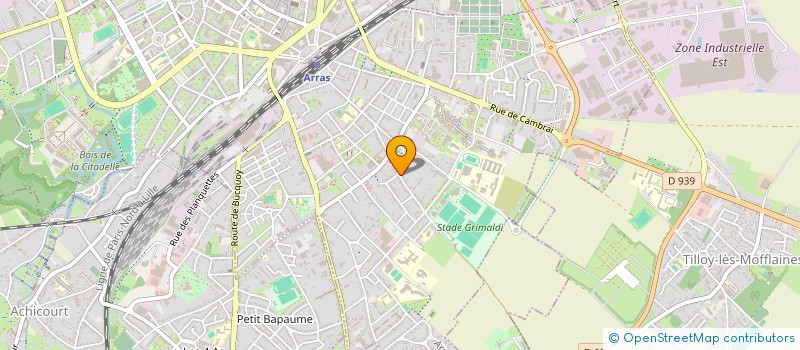 localisation de l'entreprise MEGATEL ENGINEERS à ARRAS