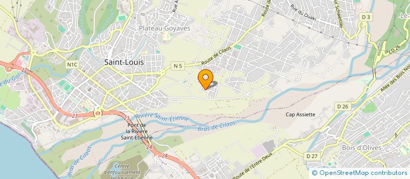 localisation de l'entreprise MEGATEL OI  SAINT-LOUIS