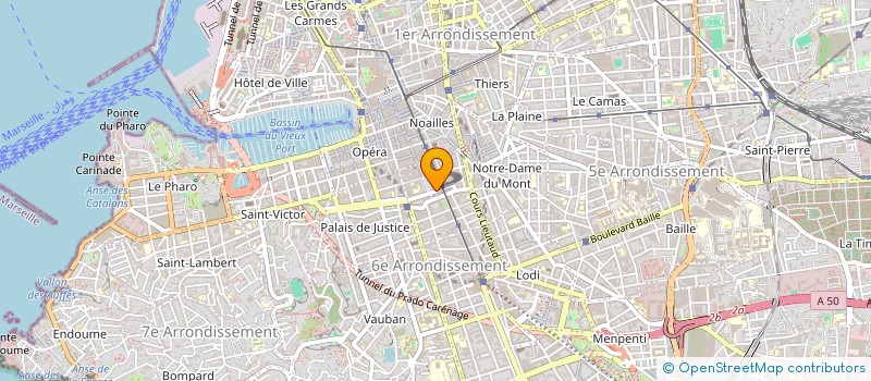 localisation de l'entreprise MEGATIFS à MARSEILLE