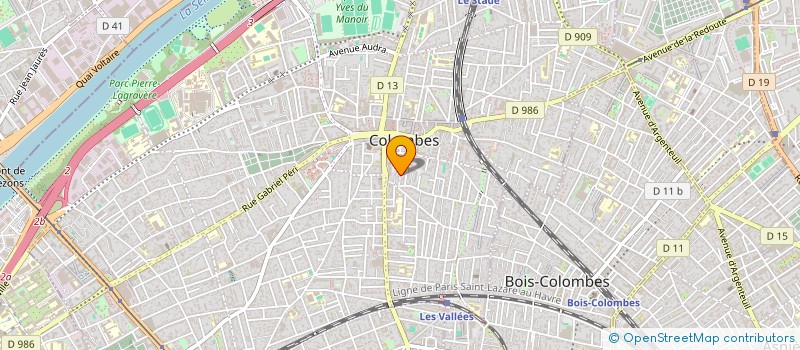 localisation de l'entreprise MEGATOL à COLOMBES