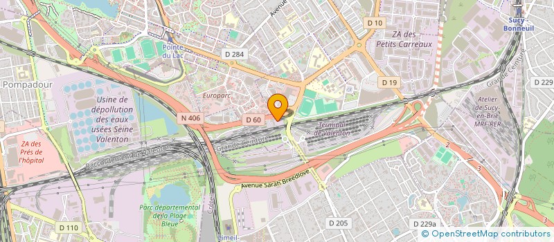 localisation de l'entreprise MEGATRUCKS à BONNEUIL SUR MARNE