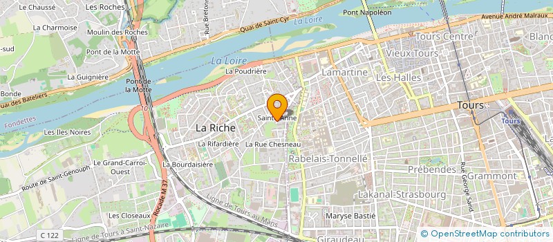 localisation de l'entreprise MEGATUC  LA RICHE