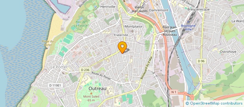 localisation de l'entreprise MEGAWATT  OUTREAU