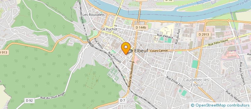 localisation de l'entreprise MEGAZONE LASER GAMES ELBEUF à ELBEUF