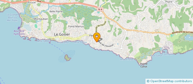 localisation de l'entreprise MEGC  LE GOSIER