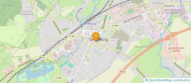 localisation de l'entreprise MEGCHICHE à SARREBOURG