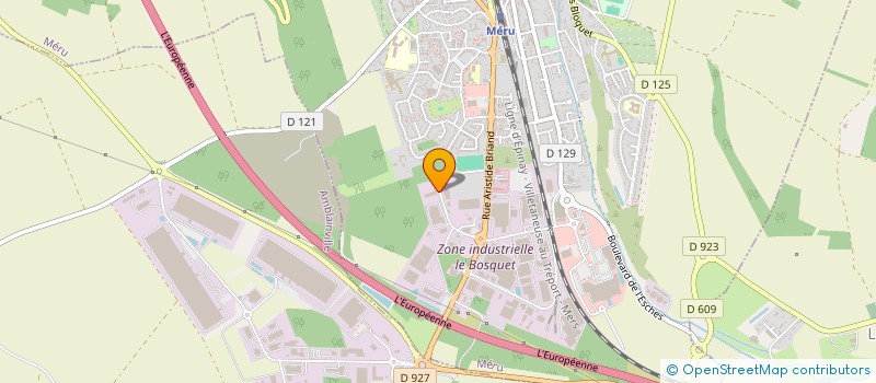 localisation de l'entreprise MEGE  AMBLAINVILLE