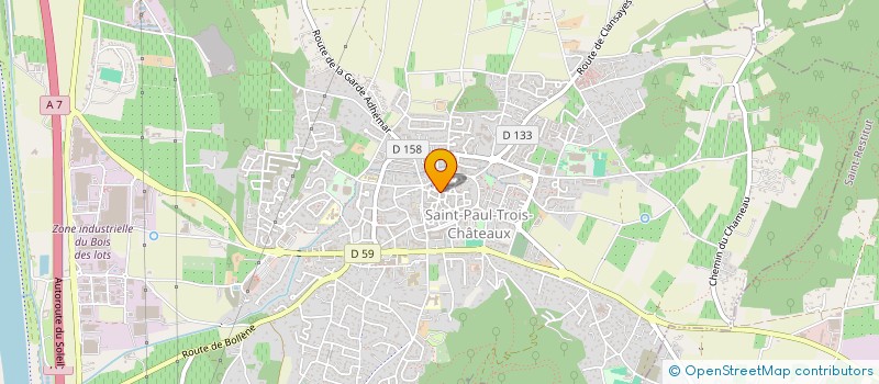 localisation de l'entreprise MEGE  SAINT-PAUL-TROIS-CHATEAUX