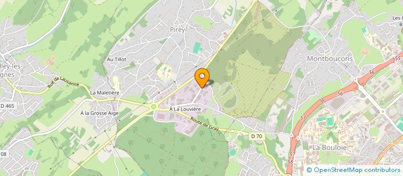 localisation de l'entreprise MEGEP INDUSTRIE à PIREY