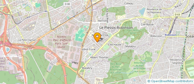 localisation de l'entreprise MEGERO à LE PLESSIS-ROBINSON