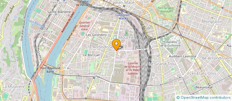 localisation de l'entreprise MEGEVE 2  LYON