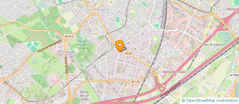 localisation de l'entreprise MEGEVE PATRIMOINE  MONTPELLIER