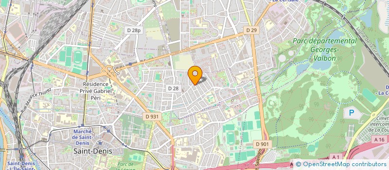 localisation de l'entreprise MEGFAST AUTOS à SAINT-DENIS