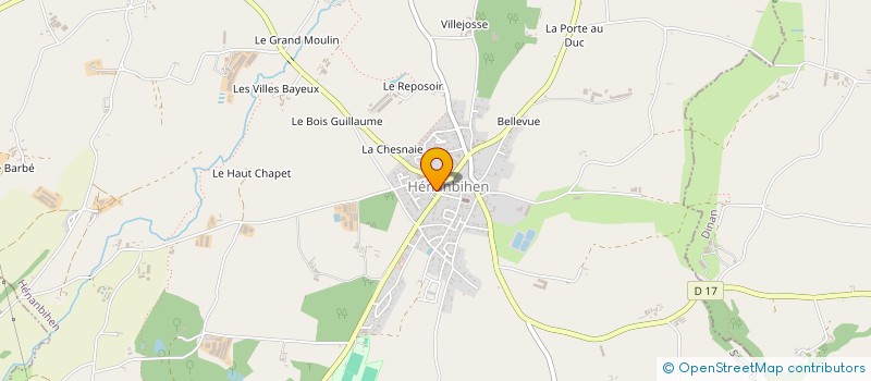 localisation de l'entreprise MEGGEO  HENANBIHEN