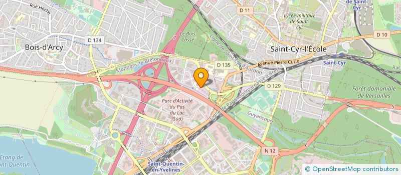 localisation de l'entreprise MEGGER SA  MONTIGNY-LE-BRETONNEUX