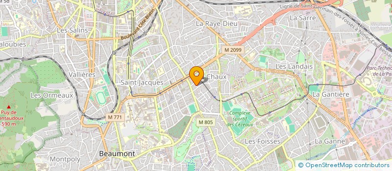 localisation de l'entreprise MEGHA INVEST  CLERMONT-FERRAND